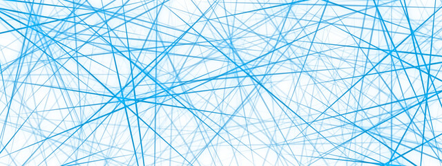 Abstract line art design background with blue accent, isolated object, geometrical backdrop with transparent background