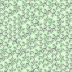  Hexagonal Maze pattern abstract illustration