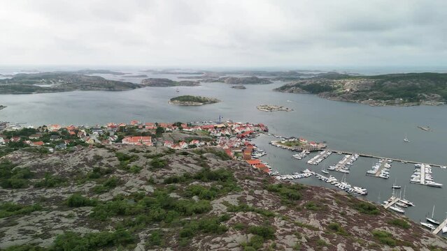 Fjallbacka, Sweden Archipelago Drone Pan