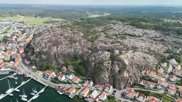 Fjallbacka, Sweden Cliff Drone Flyin