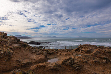 view of the coast of the sea