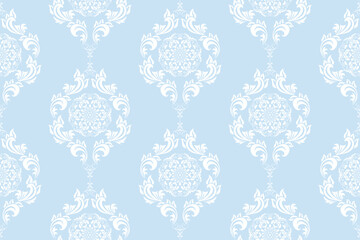 Seamless floral wallpaper pattern. Floral ornament on background