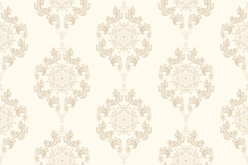 Seamless decorative wallpaper pattern