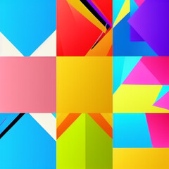 abstract geometric shapes and patterns for creating bold and unique backgrounds