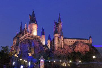 Naklejka premium Beijing Universal Resort in China, in a winter day.