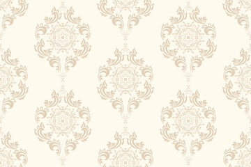 Seamless decorative wallpaper pattern