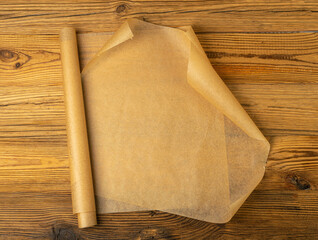 Brown Baking Paper, Kraft Cooking Paper Sheet, Bakery Parchment, Greaseproof Material