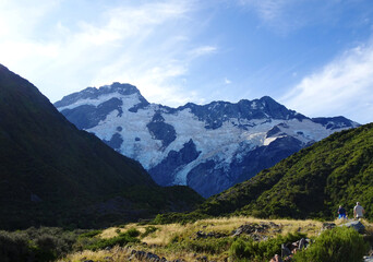 Fototapeta na wymiar Massif du Mont Cook, Nouvelle Zélande