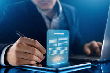 Digital signature. Document Management System and online