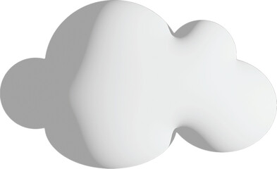 3d white cloud 