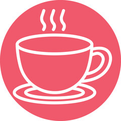 Tea cup Vector Icon
