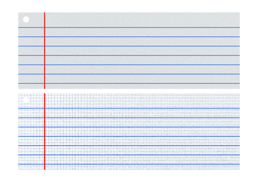 Notebook and graph book PNG. Grainy notebook and graph page illustration on transparent background. PNG image.