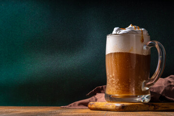 Sweet Homemade Butter Beer drink