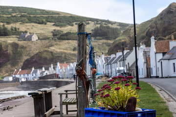 The Scottish fishing village of Pennan. It is in the Aberdeenshire Council Area about 15 km west of Fraserburgh