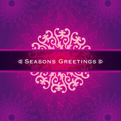 Abstract Seasons Greetings background for Christmas and happy new year theme background