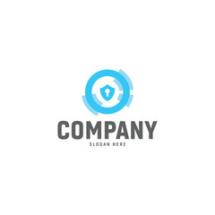 Obraz premium Cyber Security Logo is modern & minimalistic high quality logo for the digital company, cyber security company, etc.