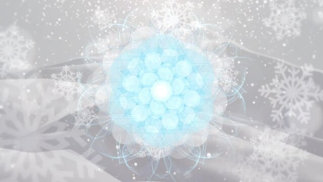 Snowflake Breathwork Exercise Animation, Video, Visualizer