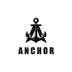 Letter A monogram, Anchor logotype