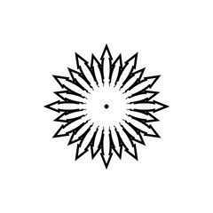 modern trend luxury logo, in black and white, perfect for tattoos, mascots, logos, brands, etc