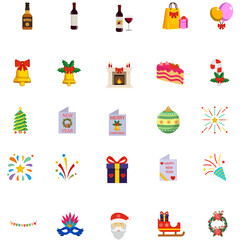New Year Celebration Icon Pack
