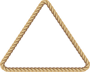 Brown rope frame banner