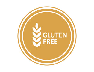 Gluten free icon vector
