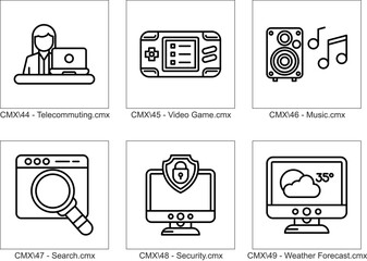 Set of Unique Vector Icons