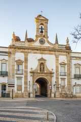 Fototapeta na wymiar Old christian church in Faro town, Portugal.