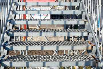 Treppenstifen, Außentreppe aus Stahl