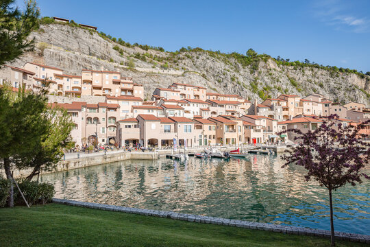 Beautiful sunny day in the bay of Portopiccolo Sistiana, Duino, Italy