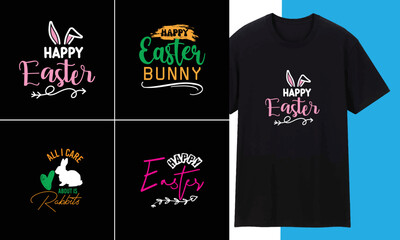 Fototapeta premium Easter Bundle Typography Trendy Creative T shirt Design