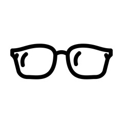 Fototapeta premium optical glasses optical line icon vector. optical glasses optical sign. isolated contour symbol black illustration