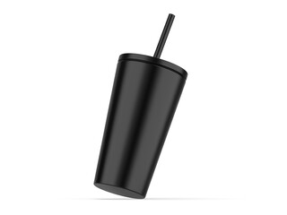 Blank  Sipper Tumbler branding. 3d render illustration.
