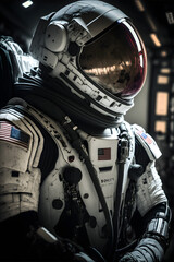 Fototapeta premium 3d rendered digital illustration of astronaut