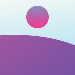 Abstract background with dynamic effect. Trendy gradients. 3D vector Illustration for advertising, marketing or presentation.