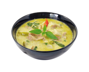 Green pork Curry , Thai cuisine on transparent png