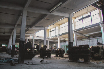 Interior of the old factory 