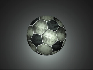 Obraz premium Soccer ball 3d