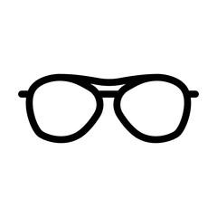 beach glasses frame line icon vector. beach glasses frame sign. isolated contour symbol black illustration