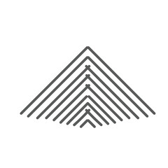 triangel abstract line hand drawn element