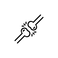 bone vector icon. office and business icon outline style. perfect use for logo, presentation, website, and more. simple modern icon design line style