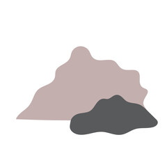 pastel blob hand drawn vector element