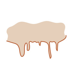 pastel blob hand drawn vector element