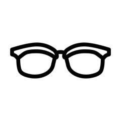 Fototapeta premium medical glasses frame line icon vector. medical glasses frame sign. isolated contour symbol black illustration