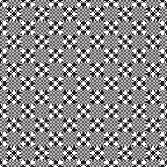 Checkered pattern in black and white