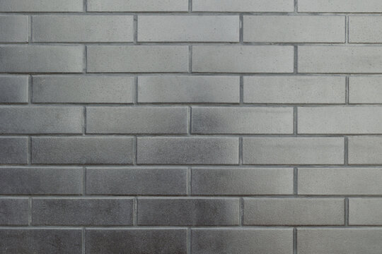 Black brick wall texture. Clinker.