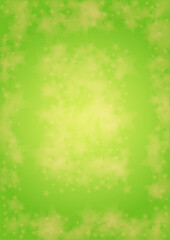 Vector Silver White Glowing Star Confetti on Green Gradient Background. Bokeh Texture. Abstract Magic Starry Pattern. Glitter Shiny Particles Explosion. Summer Glowing Poster. Christmass Design.