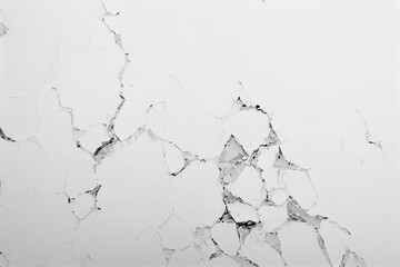 Fototapeta premium White marble texture abstract background, cracked concrete wall