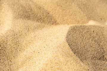 Fototapeta na wymiar Close-up of a small dune of sand.
