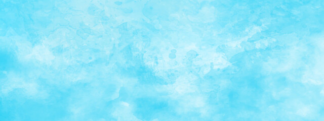 Abstract blue sky Water color background, Illustration, texture for design.
Abstract watercolor background, vector illustration. Blue sky with white cloud. Blue background.